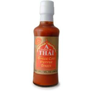 Taste of Thai Garlic Chili Sauce 7 oz.  Grocery & Gourmet 