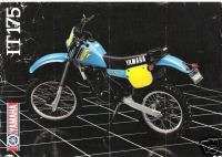 1982 Yamaha IT175 Motorcycle Sales Brochure IT 175  