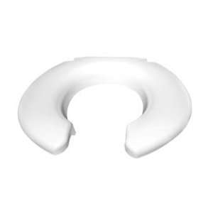 Bariatric Toilet Seat White, Open front without lid. Bariatric Toilet 