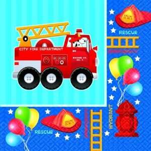    Fire Truck Engine Party in a Box for 8 Guests Toys & Games