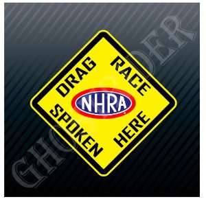  NHRA Drag Track Race Racing Sign Trucks Car Sticker Decal 
