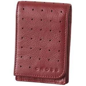  Cross Vertical Dark Red Leather Card Case