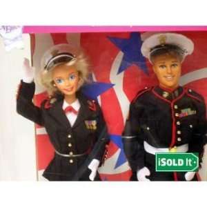   Barbie & Ken Marine Corps Stars & Stripes No. 4704 Vintage1991 Toys