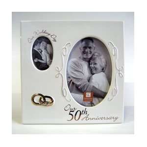   Wedding Anniversary Then and Now Frame   50th Anniversary Gift Home