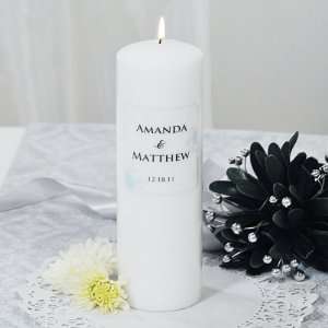  Ivory Winter Wedding Unity Candle