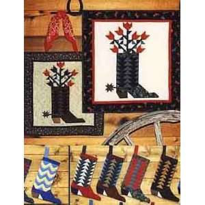  PT1621 Cowboy Boot Bouquet by Chickadee Charms Arts 