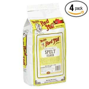 Bobs Red Mill Light Spelt Flour, 5 Pound Packages (Pack of 4)