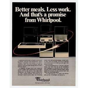  1983 Whirlpool Ranges Better Meals Print Ad (7003)