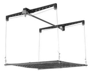  Pro HeavyLift 4 by 4 Foot Cable Lifted Storage Rack