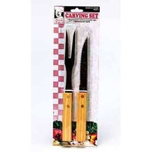  New   2 Piece Deluxe Carving Set Case Pack 48 by DDI 