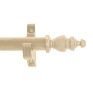  Versailles Basswood Curtain Rod with Round Finials   8 