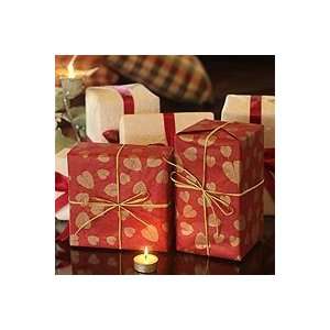  NOVICA Saa wrapping paper, Bo Leaves (set of 4)